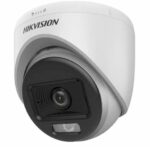 Hikvision DS-2CE70KF0T-LPFS caméra analogique Dôme 3K Smart Hybrid Light avec microphone IP67